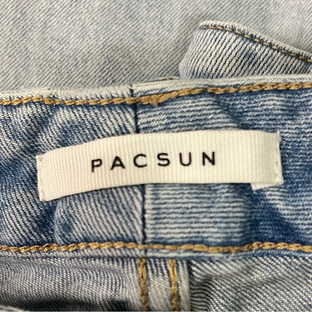PacSun Mom Jean Women's 25 Light Blue Casual Classic 5 Pocket Denim - Picture 2 of 10